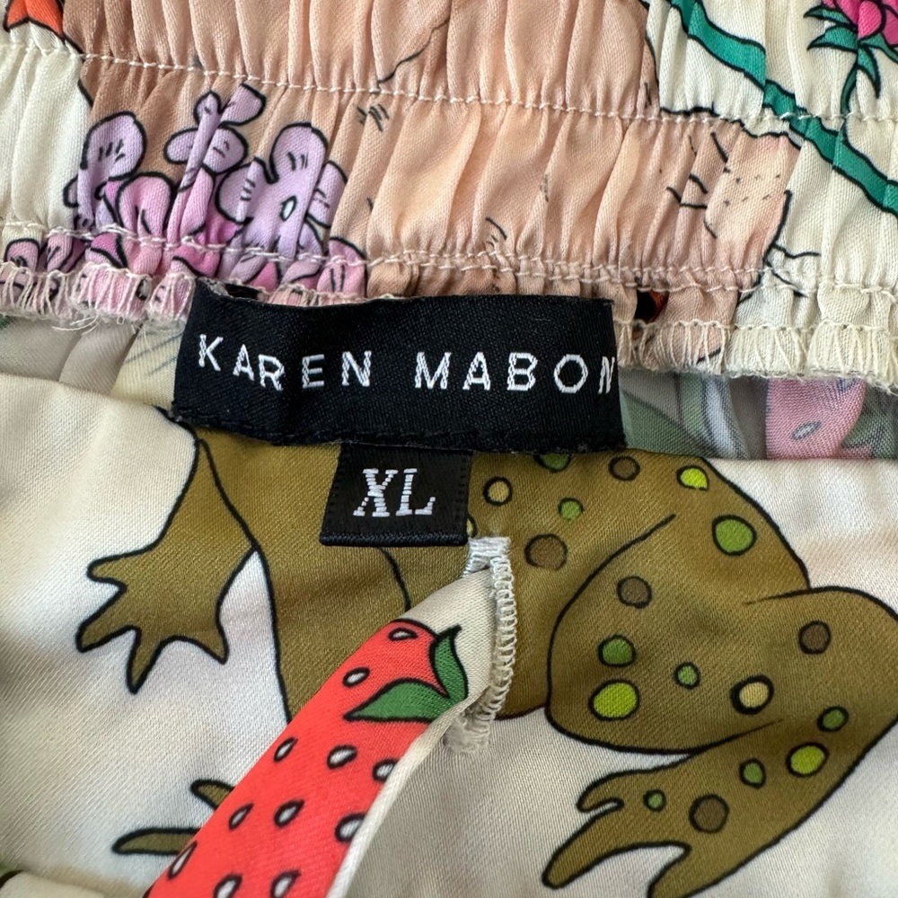 Karen Mabon Floral and Animal Print Pants - Picture 6 of 8